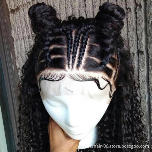 Wholesale Deep Wave HD Full Lace Wigs Human Hair Lace Front Peruvian Virgin Hair 360 Lace Front Wigs for Black Women